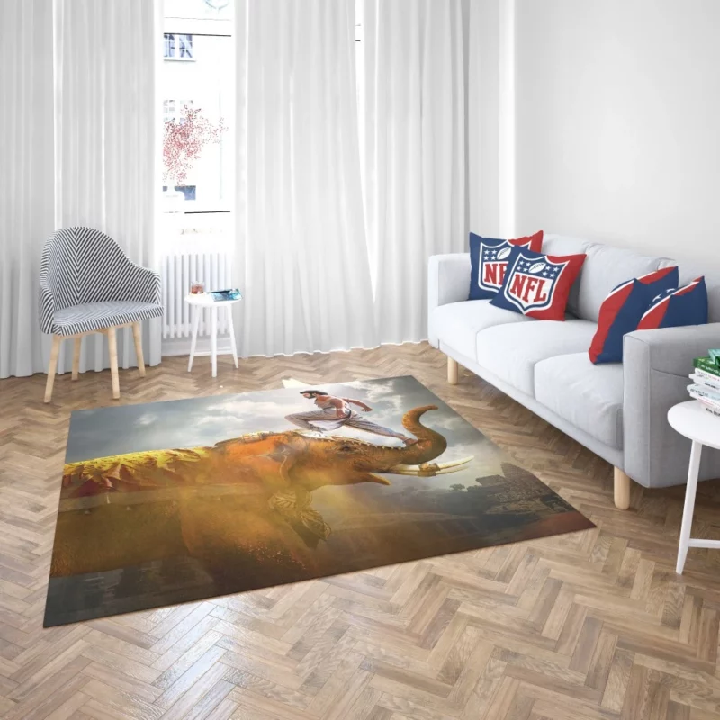 Elephant Grand Baahubali Journey Rug 2