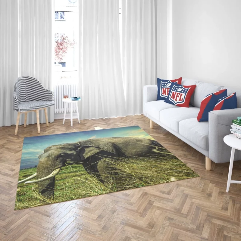 Elephant Thai Sojourn Majestic Wonder Rug 2