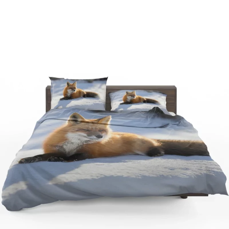 Enchanted Wilderness Fox Snow Bedding Set