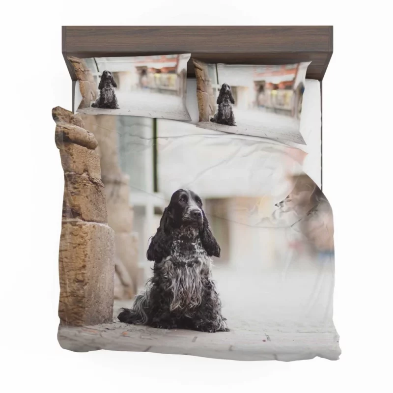 English Cocker Spaniel Depth of Field Bedding Set 1