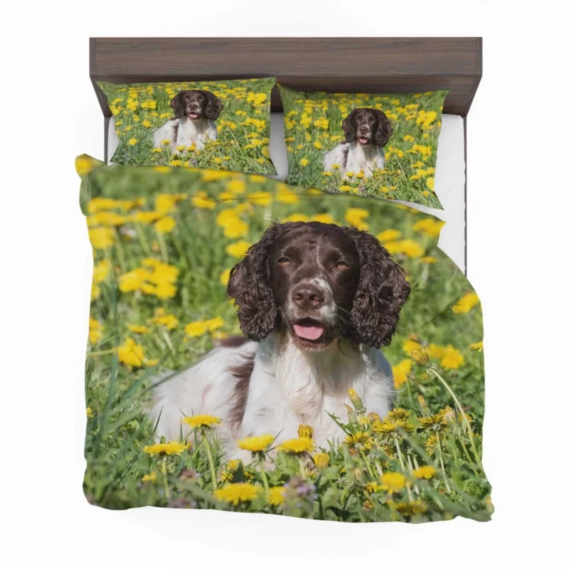 English Springer Spaniel Yellow Adventure Bedding Set 1