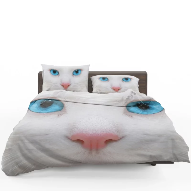 Enigmatic Feline Look Bedding Set