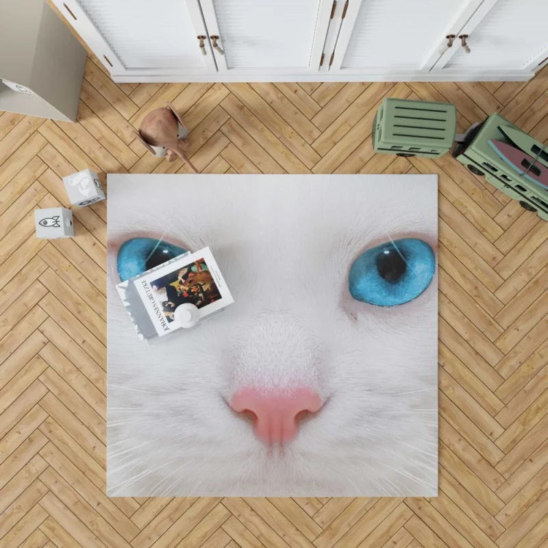 Enigmatic Feline Look Rug