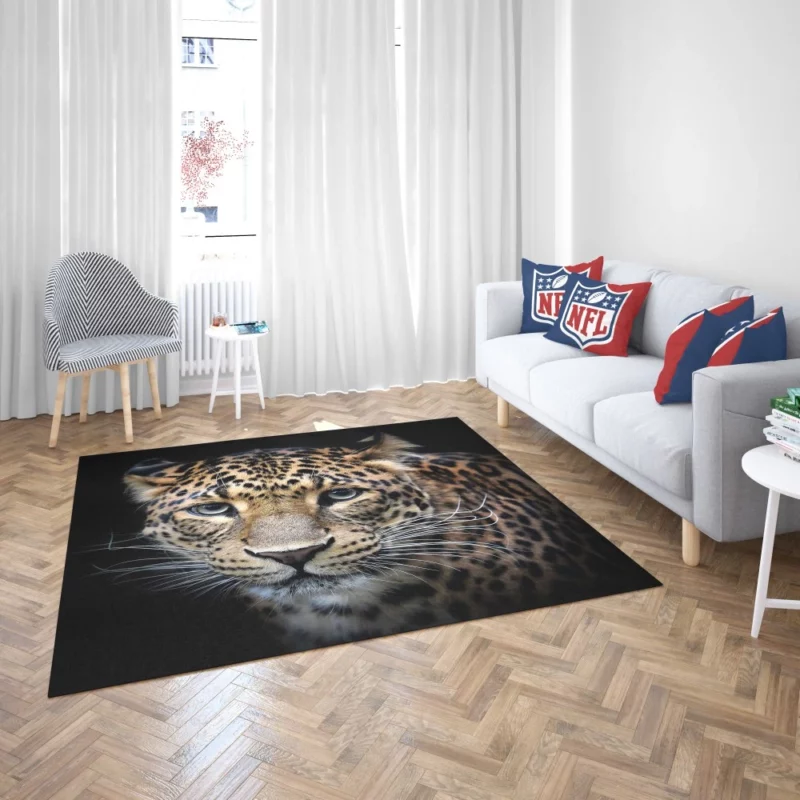 Enigmatic Leopard Presence Rug 2