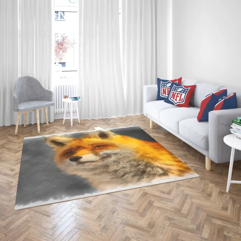 Enigmatic Lynx Stare Wilderness Beauty Rug 2