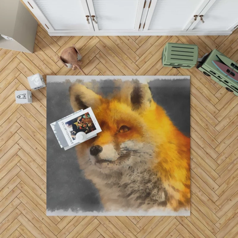 Enigmatic Lynx Stare Wilderness Beauty Rug