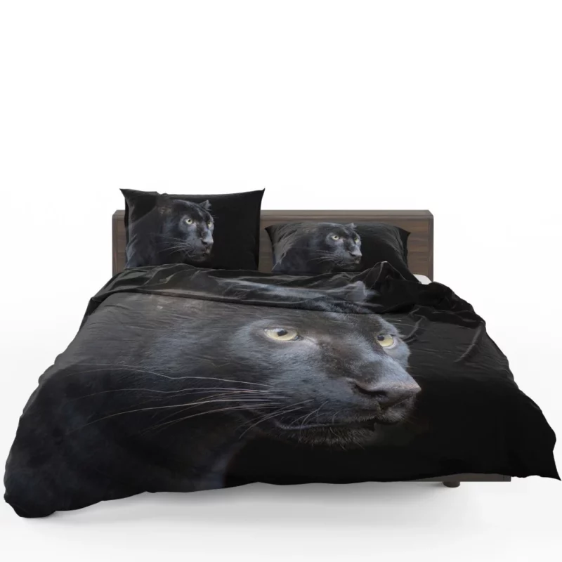 Enigmatic Panther Presence in the Wild Bedding Set