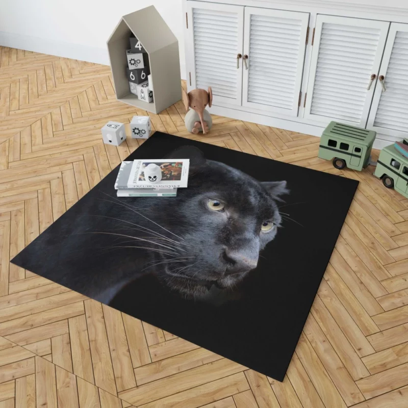 Enigmatic Panther Presence in the Wild Rug 1