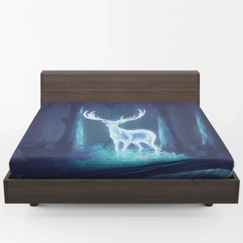 Expecto Patronum Mystic Guardian Deer Fitted Sheet