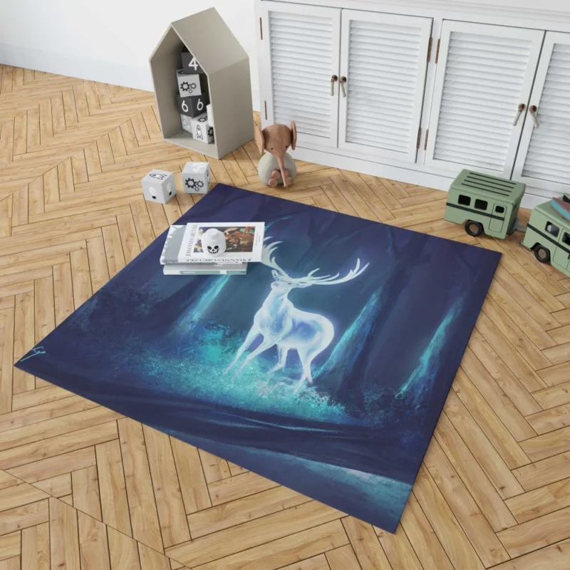 Expecto Patronum Mystic Guardian Deer Rug 1