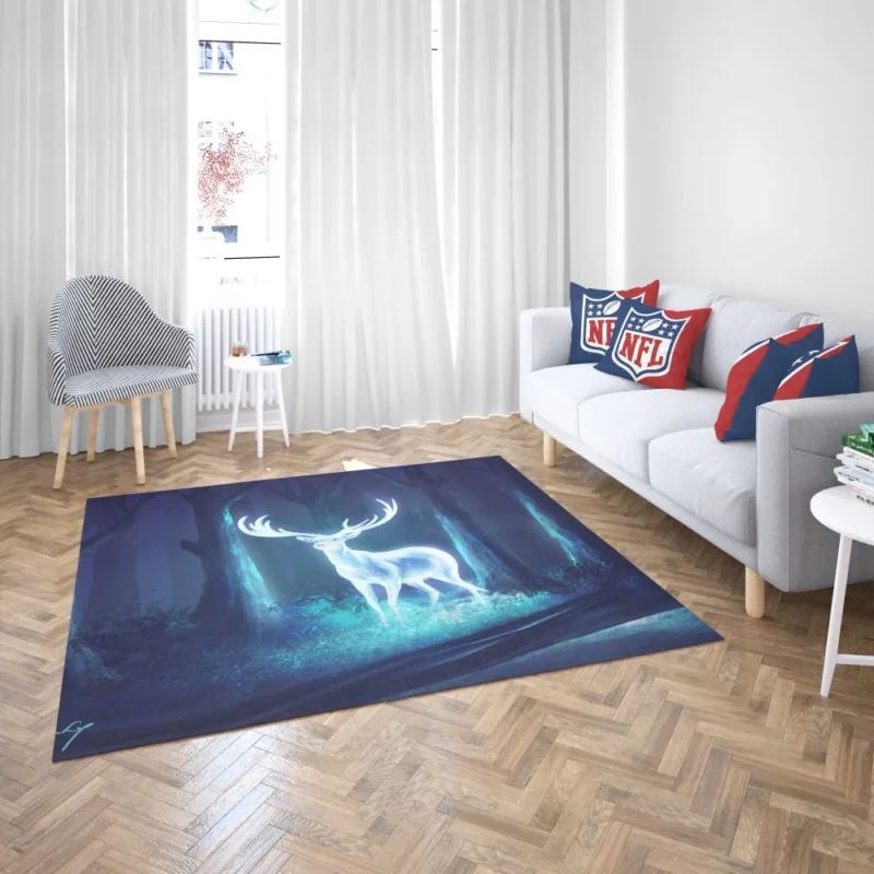 Expecto Patronum Mystic Guardian Deer Rug 2