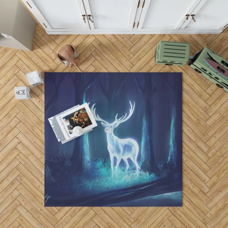 Expecto Patronum Mystic Guardian Deer Rug