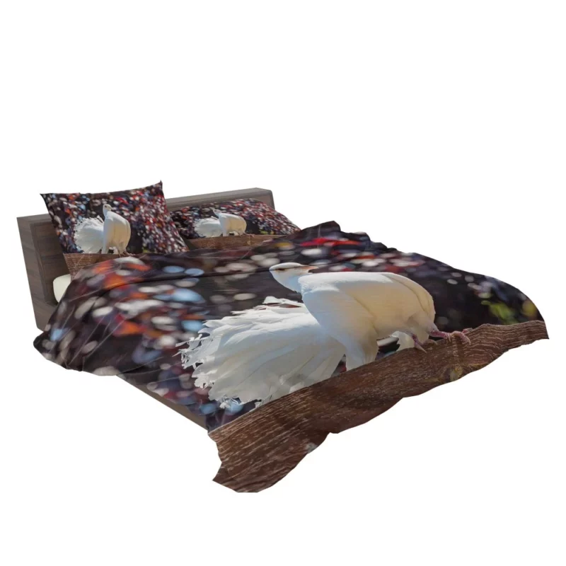 Fantail Pigeon Graceful Stance Feathered Wonder Bedding Set 2