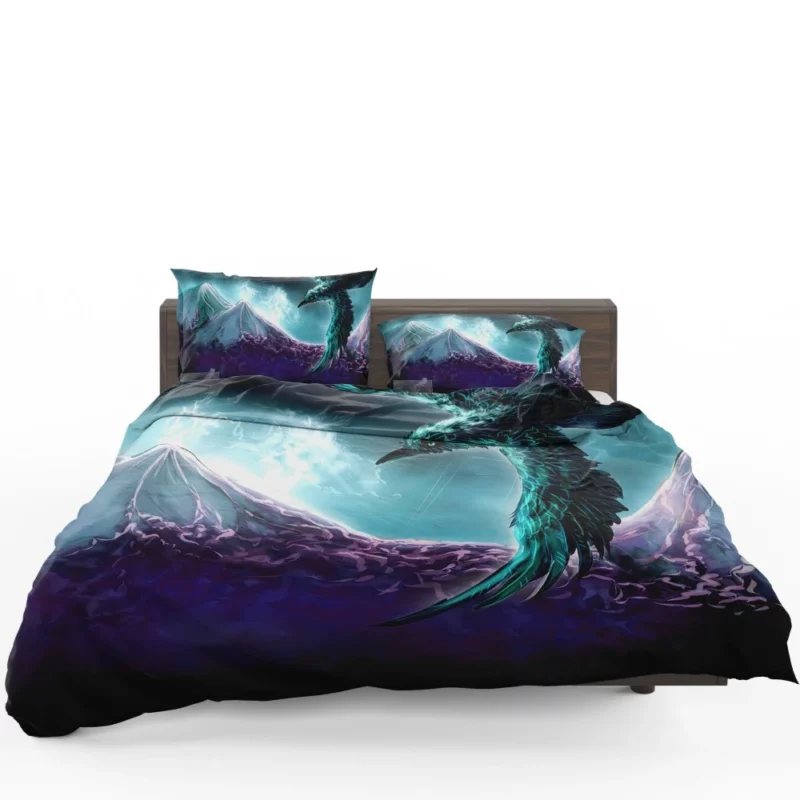 Fantasy Bird Enigmatic Essence Imagination Soars Bedding Set