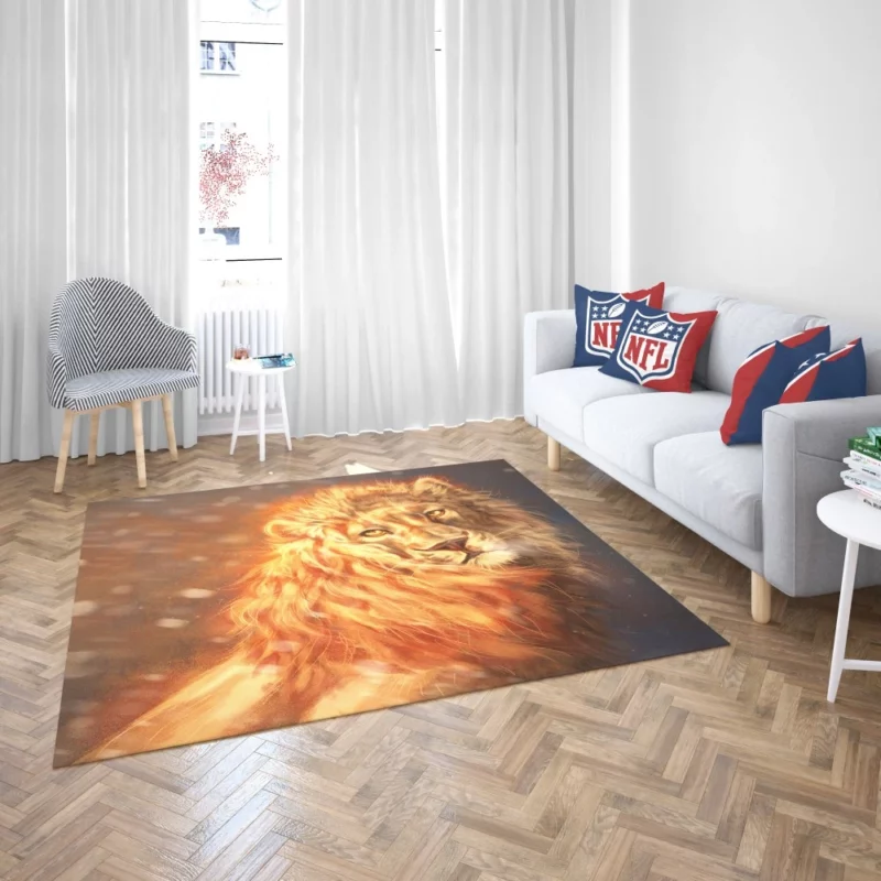 Fantasy Realm Majestic Lion Reign Rug 2