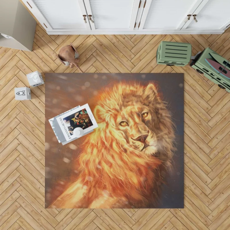 Fantasy Realm Majestic Lion Reign Rug