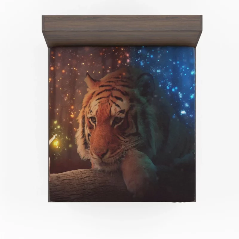 Fantasy Tiger Mystic Power Fitted Sheet 1