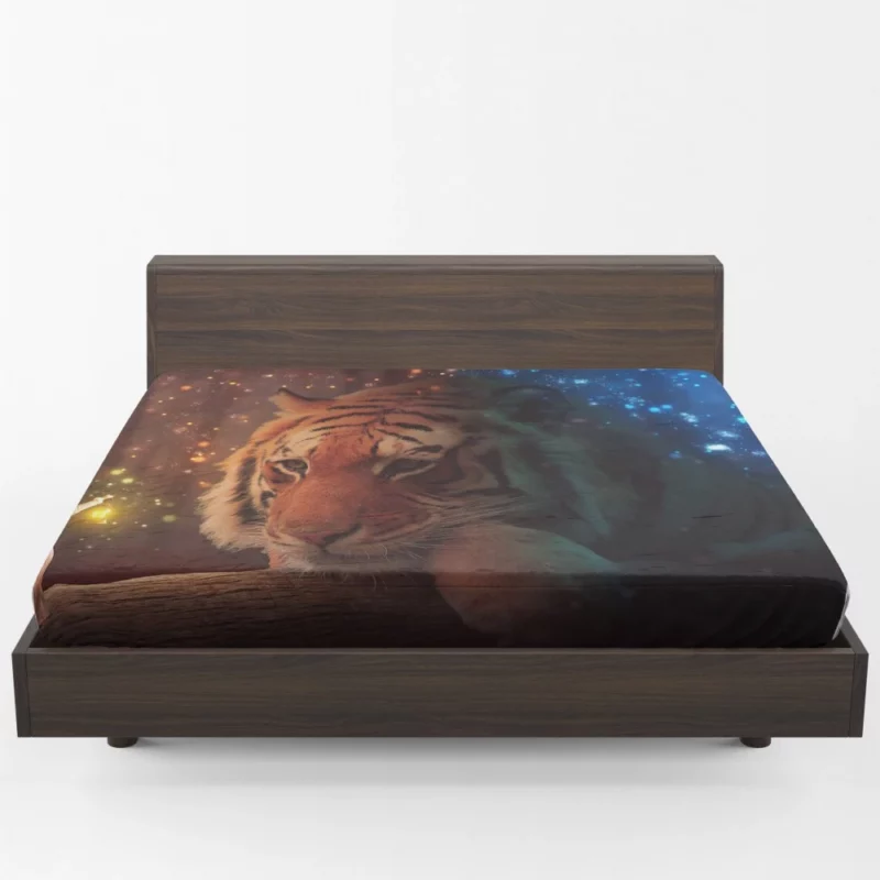 Fantasy Tiger Mystic Power Fitted Sheet