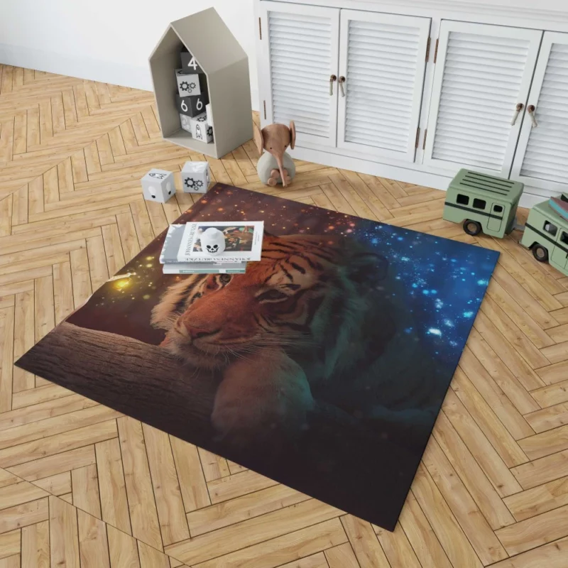 Fantasy Tiger Mystic Power Rug 1