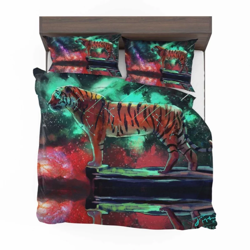 Fantasy Tiger Mystical Aura Bedding Set 1