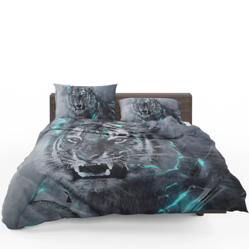 Fantasy Tiger Mythic Majesty Untamed Power Bedding Set