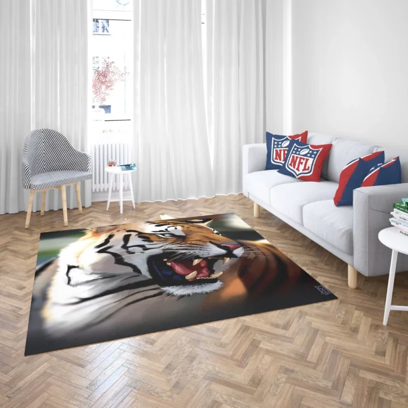 Fantasy Tiger Power Imagined Majesty Rug 2