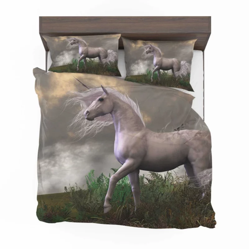 Fantasy Unicorn Cloudy Dreams Mythic Beauty Bedding Set 1