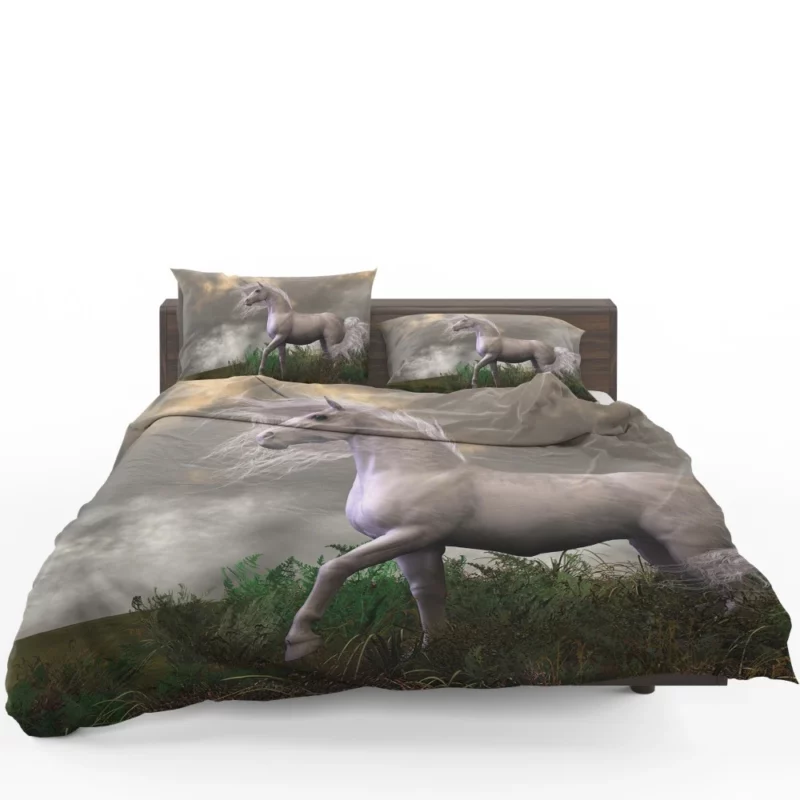 Fantasy Unicorn Cloudy Dreams Mythic Beauty Bedding Set