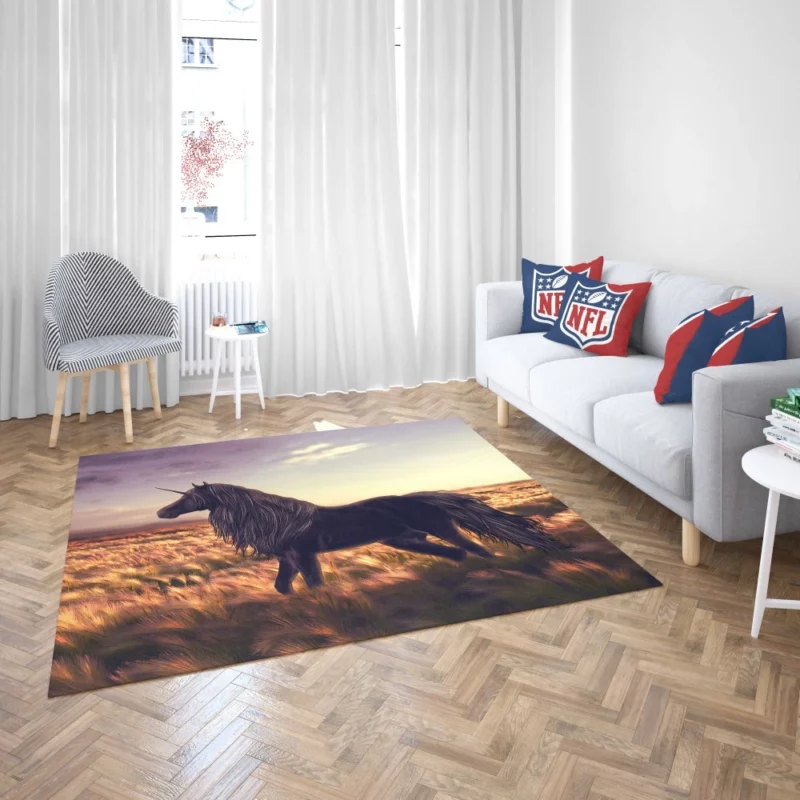 Fantasy Unicorn Enchanted Wonder Rug 2