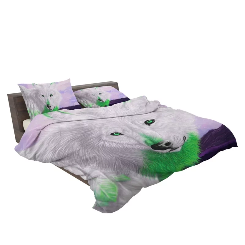 Fantasy Wolf Mystical Presence Bedding Set 2