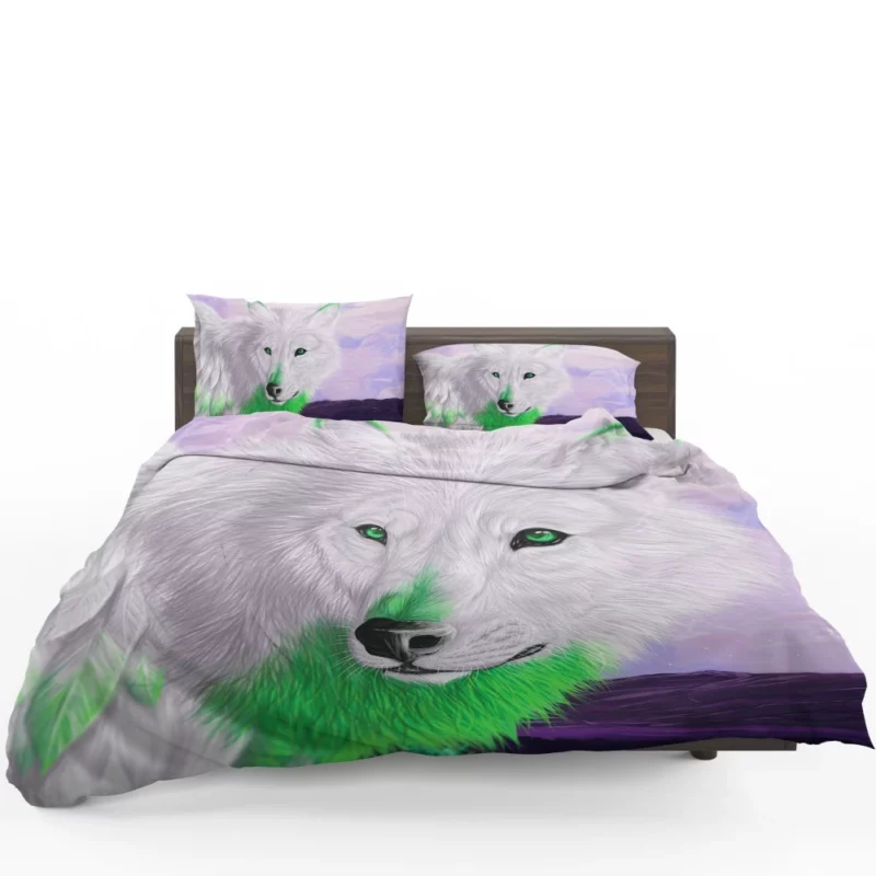 Fantasy Wolf Mystical Presence Bedding Set