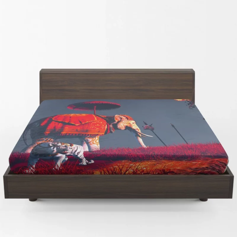 Far Cry 4 Wild Tiger & Majestic Elephant Fitted Sheet