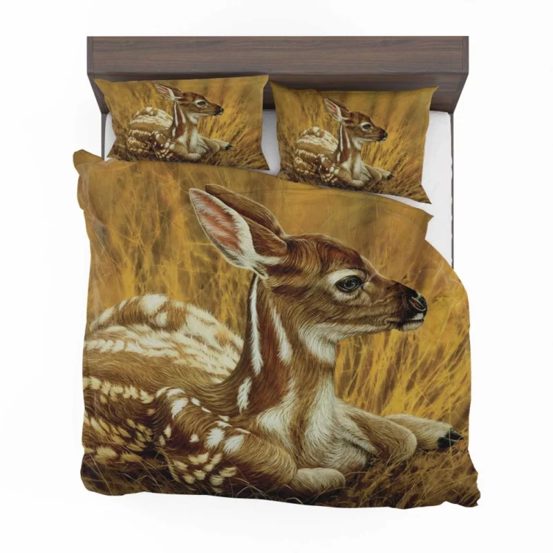 Fawn Camouflage Nature Concealment Bedding Set 1