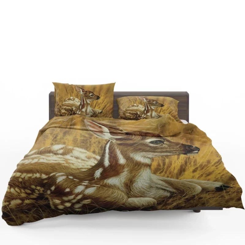 Fawn Camouflage Nature Concealment Bedding Set