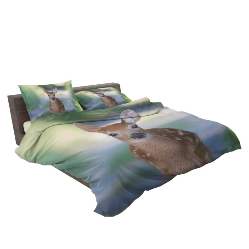 Fawn Innocent Wonder Wilderness Charm Bedding Set 2