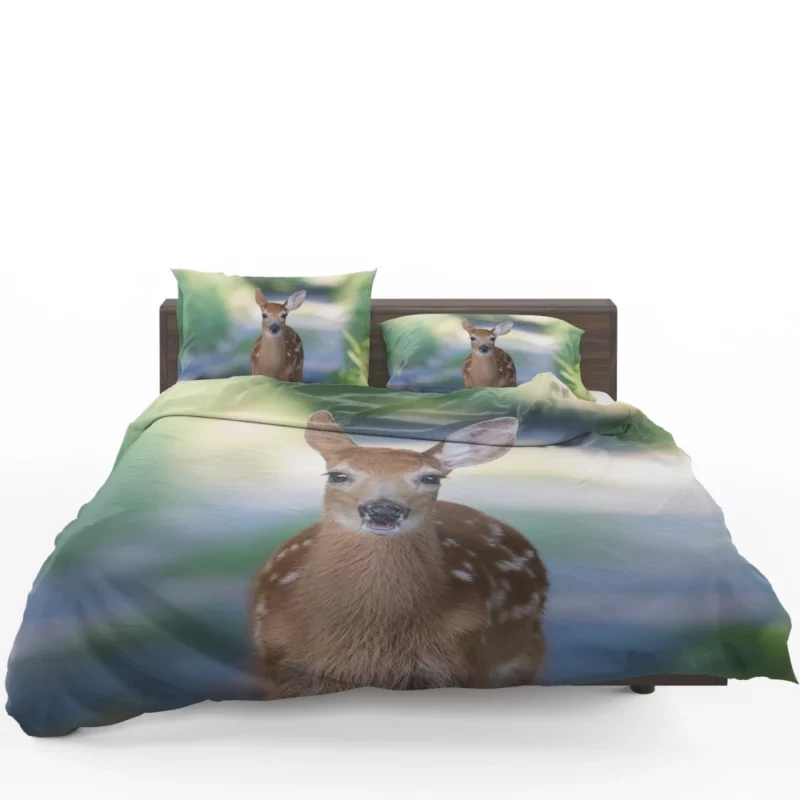 Fawn Innocent Wonder Wilderness Charm Bedding Set