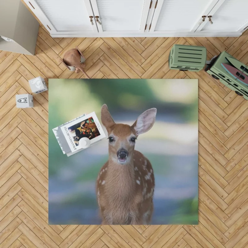 Fawn Innocent Wonder Wilderness Charm Rug