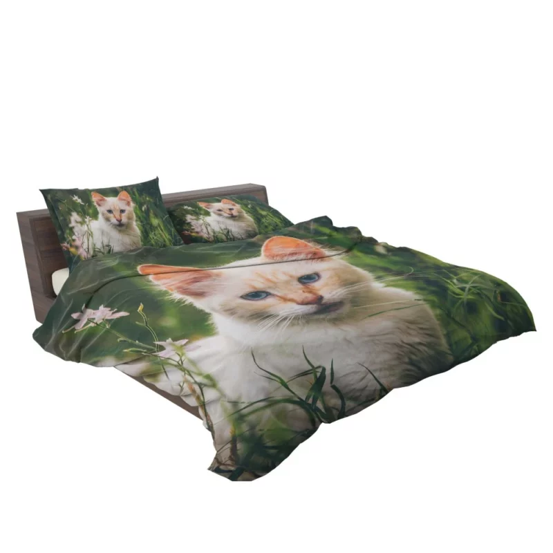 Feline Grace in Winter Wonderland Bedding Set 2