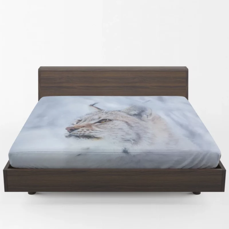 Fierce Wilderness Stance Lynx Fitted Sheet