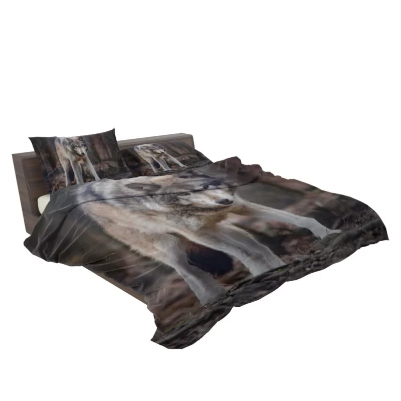 Fierce Wolf Gaze Untamed Majesty Bedding Set 2