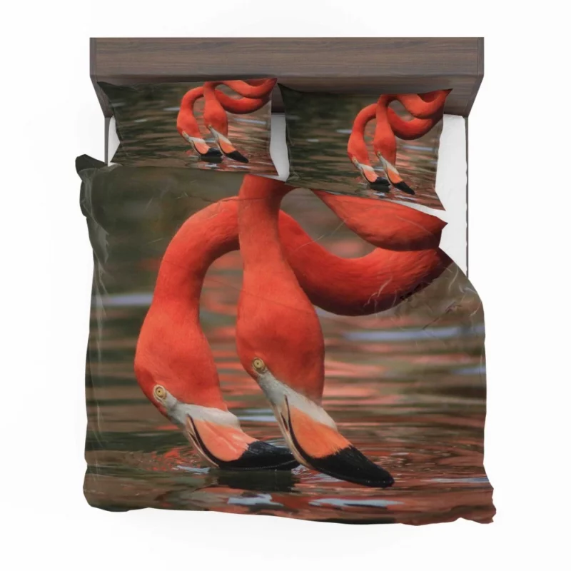 Flamingo Delicate Pose Elegant Bird Bedding Set 1