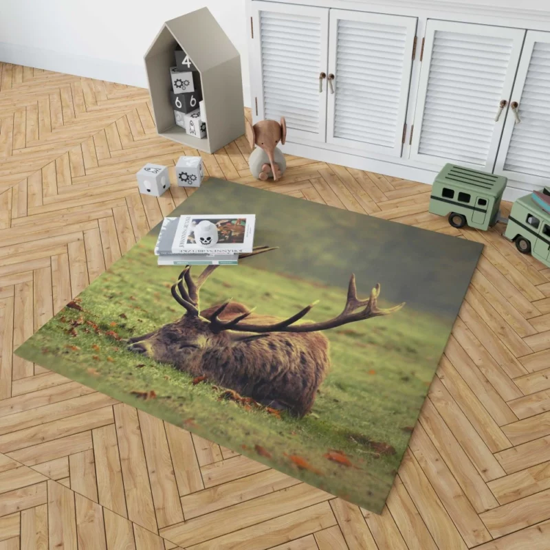 Forest Majesty Majestic Deer Presence Rug 1