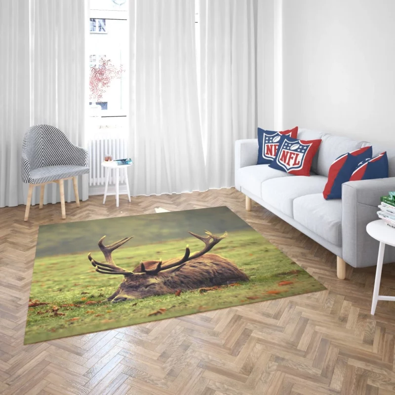 Forest Majesty Majestic Deer Presence Rug 2