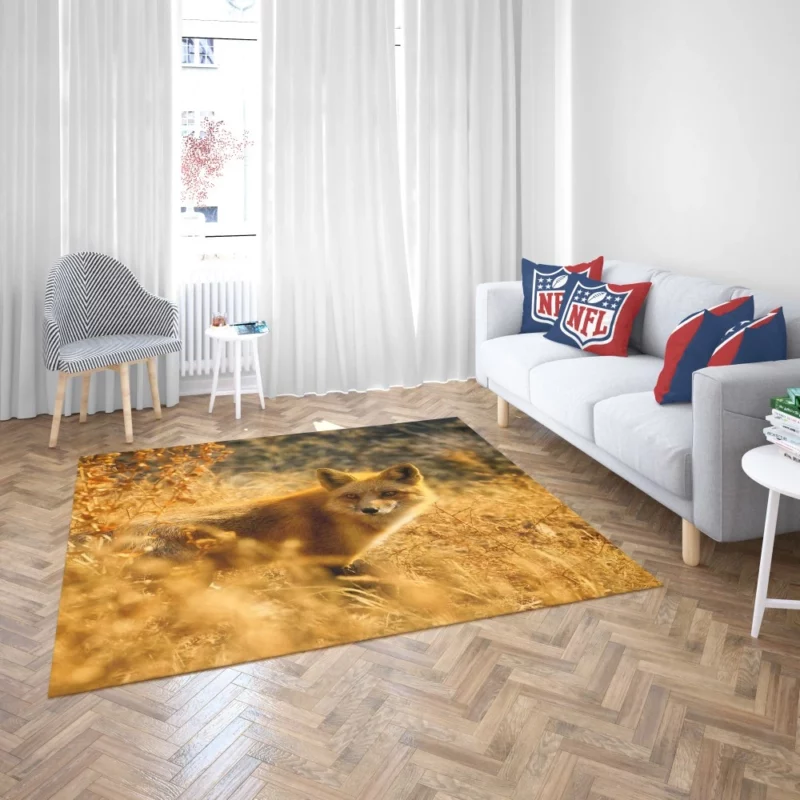 Fox Enigmatic Charm Wilderness Spirit Rug 2