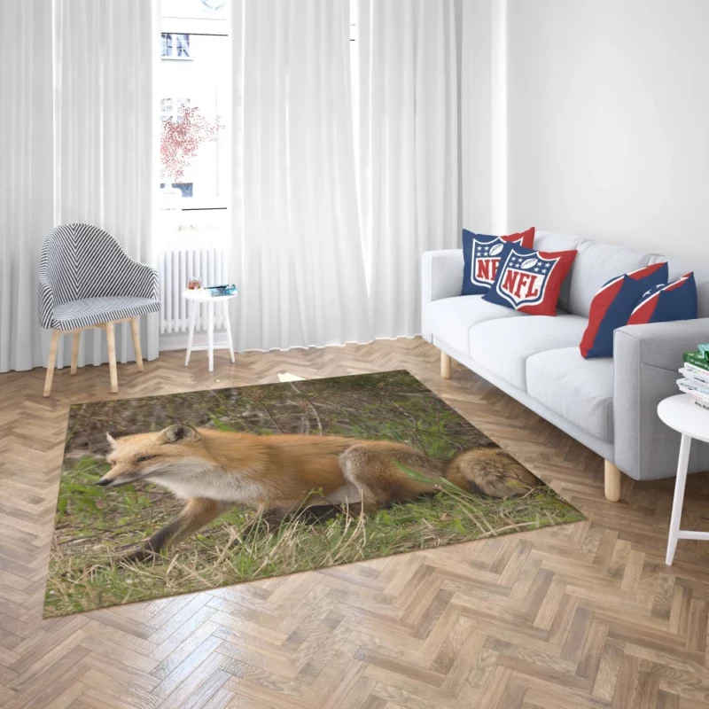 Fox Mysterious Charm Nature Enigma Rug 2