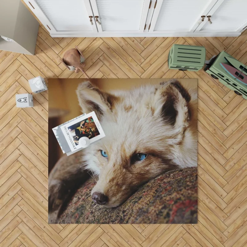 Fox Mysterious Charm Nature Wonder Rug