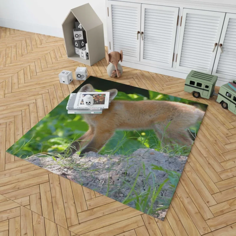 Fox Natural Elegance Furry Wonder Rug 1