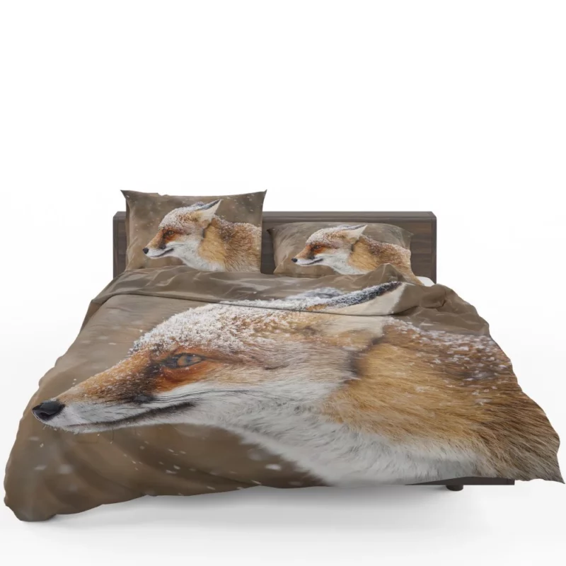 Fox Snowfall Adventure Wilderness Charm Bedding Set