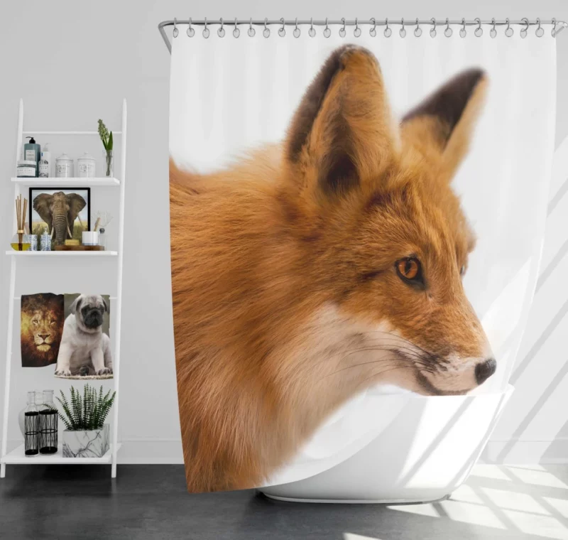 Fox Winter Grace Shower Curtain