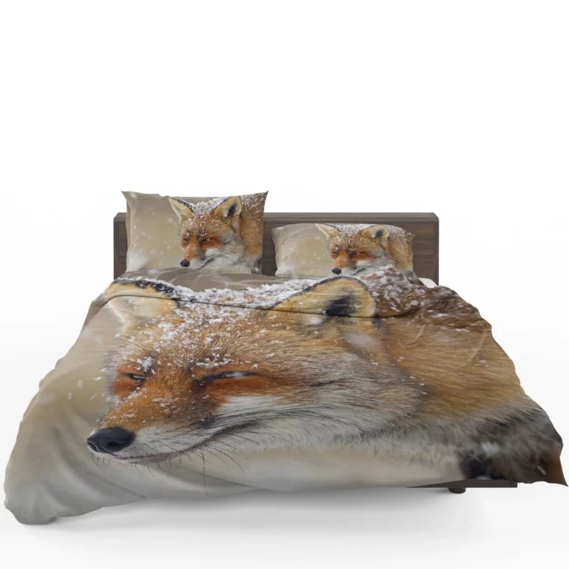 Fox in Snowfall Bedding Set